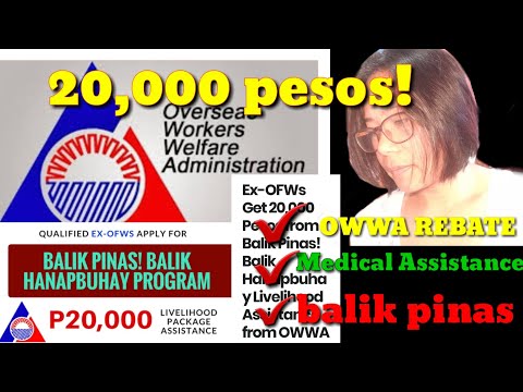 OWWA BALIK PINAS | MEDICAL ASSISTANCE AND REBATE