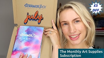 SCRAWLRBOX July 2021 Unboxing