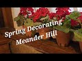 Decorating ideas for spring meander hill pt 2 colonial antique primitive farmhouse cottage early