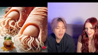 We shouldn't't laugh at this, TikTok reaction video with Dharni