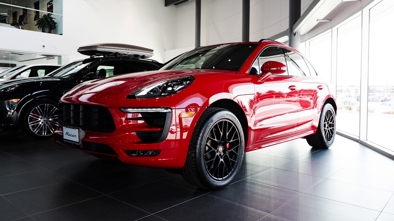 New 2018 Porsche Macan GTS in Carmine Red at Porsche Centre North Toronto