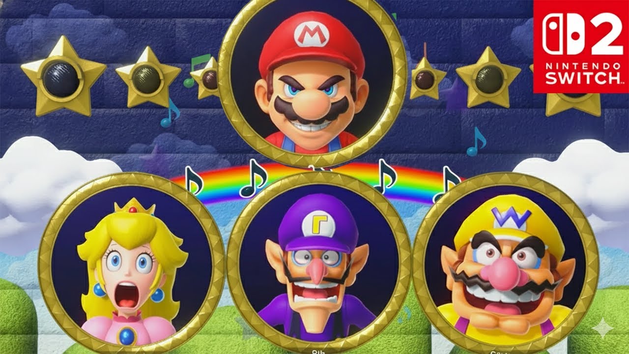 Mario Party Switch 2 - Mario vs Stupid Friends (Lucky Minigames)