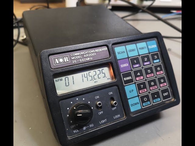 AOR AR2001 25MHz~550MHz 本体のみ 現状 (A589) AOR AR2001 25MHz~550MHz 本体のみ 現状 (A589)