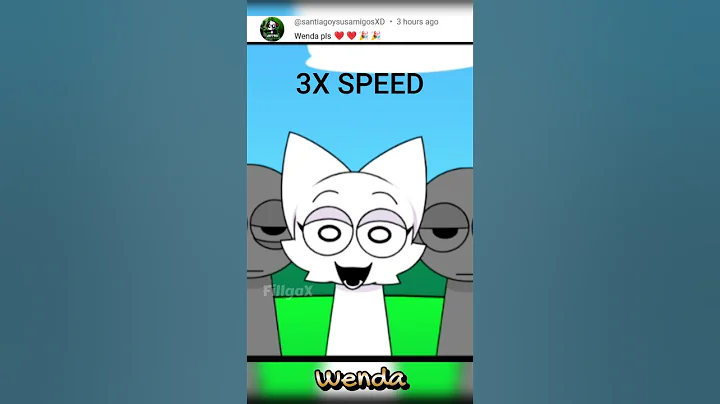 Pyramixed Wenda | 10x -1x speed #sprunki