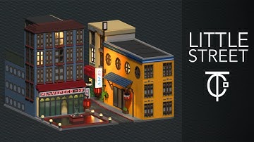 Voxel art - Little Street - MagicaVoxel