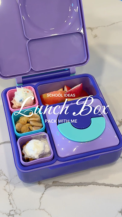 Pack my daughters school lunch with me🦄 #schoollunchideas #omiebox #asmrvlog #lunchboxideas