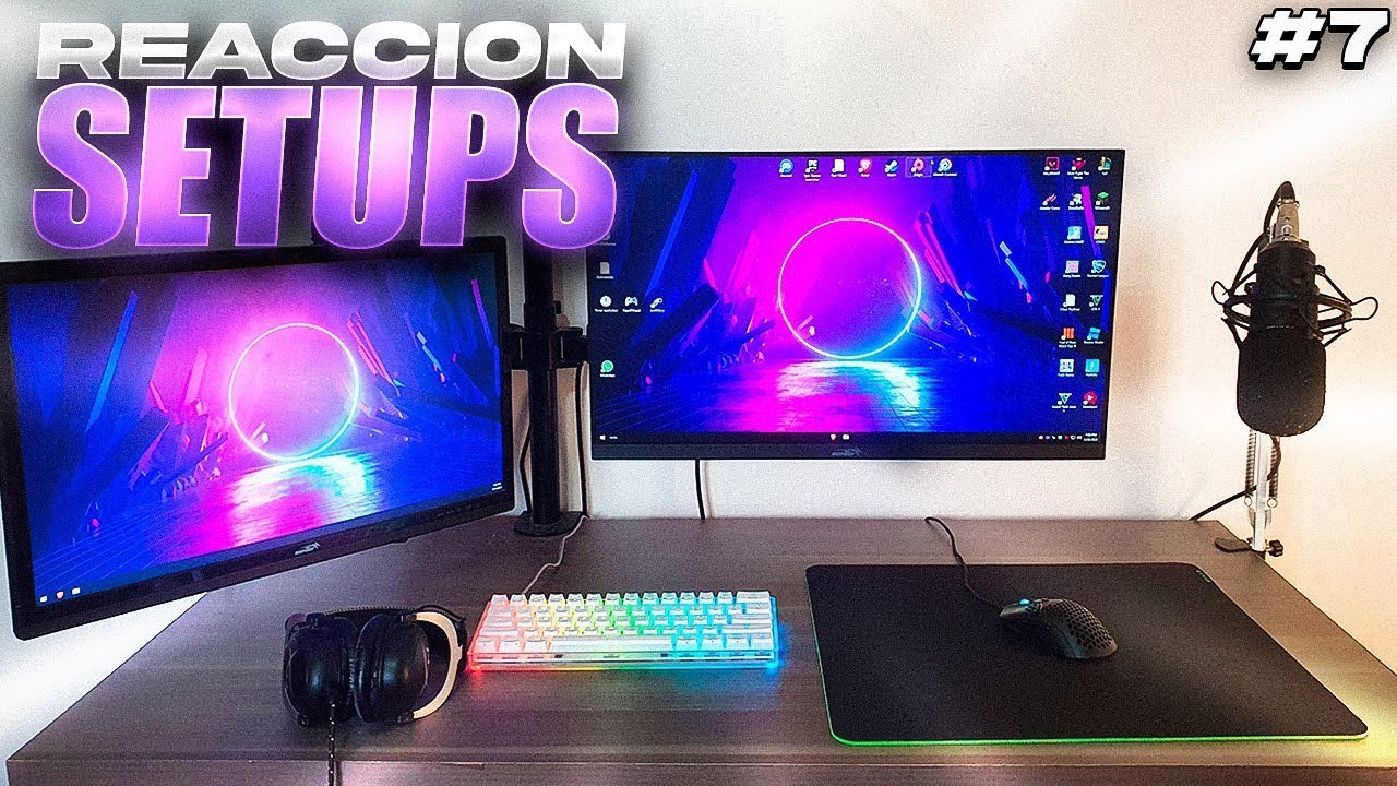 REACCIONANDO A SETUPS DE SUSCRIPTORES #7 - YouTube