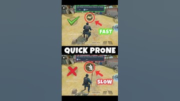 ✅ Fastest Prone Tricks in CODM BR 🔥💯 Codmobile Tips and Tricks #shorts #codmbr #codmiphone