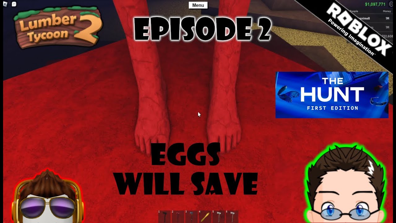 Roblox Lumber Tycoon 2 The Eggs Will Save! (The Hunt) YouTube