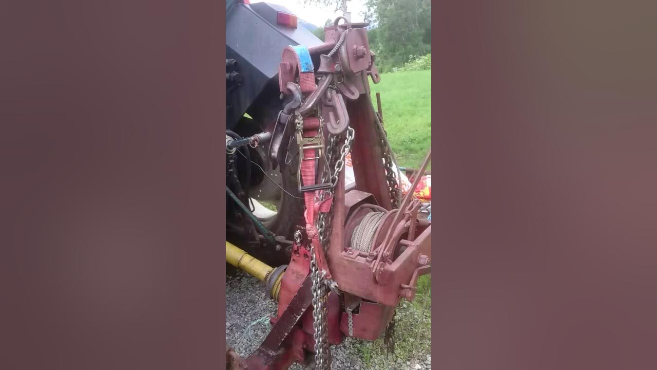 Homemade logging winch for tractor YouTube