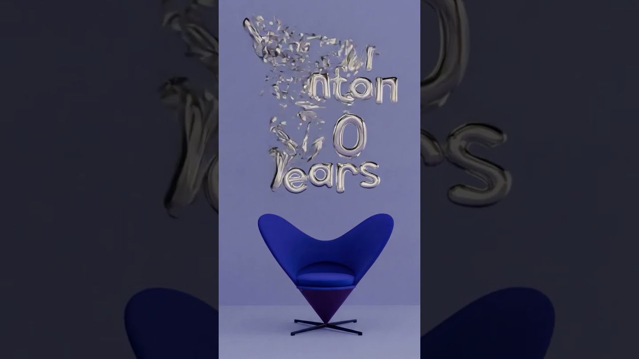 Heart Cone Chair Anniversary Edition - YouTube