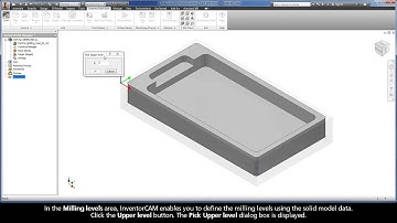 InventorCAM iMachining Training Course - Exer #2: Define the Levels