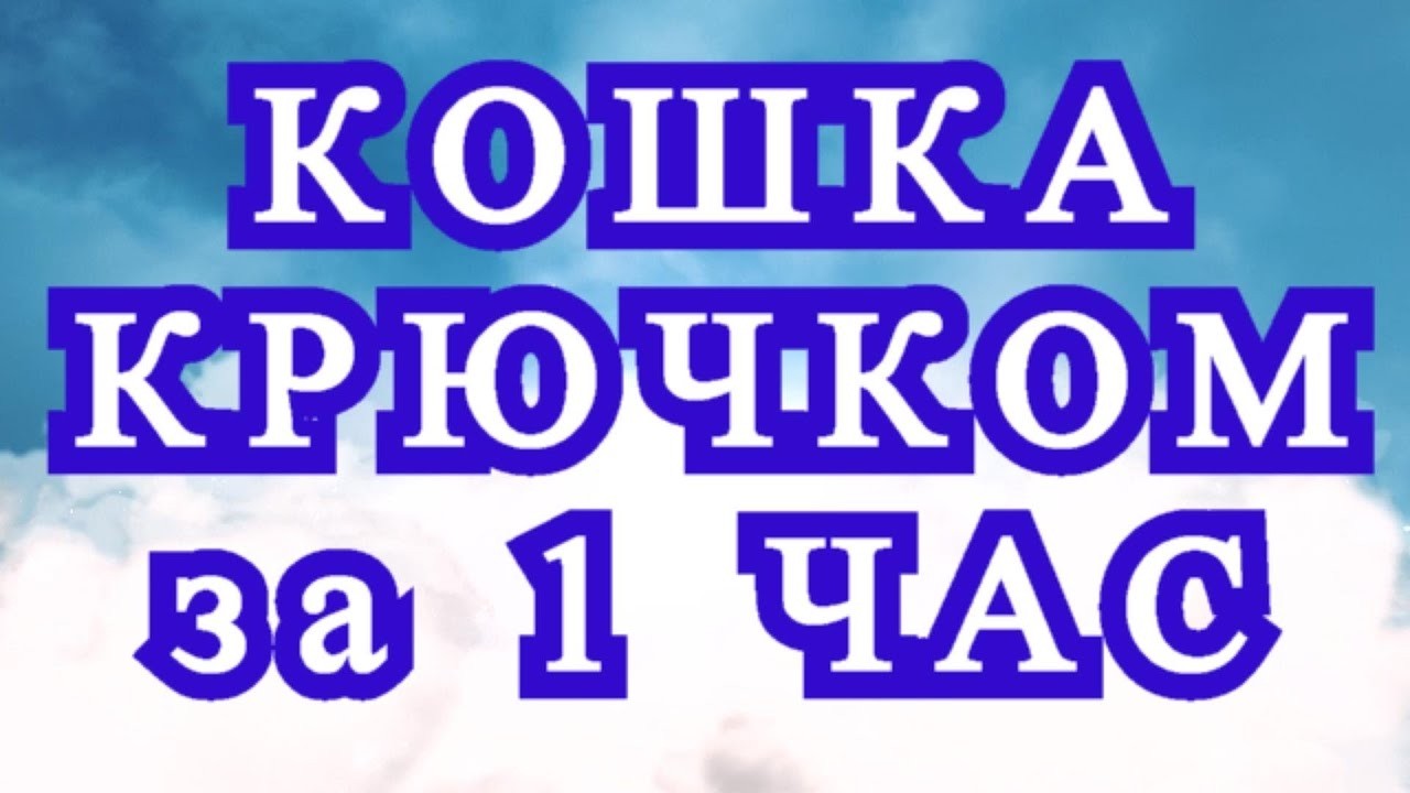 Кошка крючком за 1 час - Мастер-класс