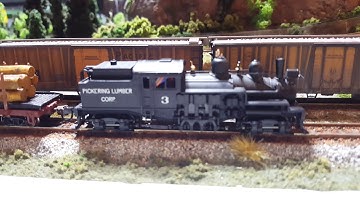 N Scale - Atlas Two Truck Shay DCC Install Test