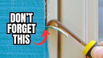 How To Caulk a Window