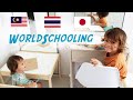 HOW WE WORLDSCHOOL - Homeschooling Kindergarten While Traveling DITL