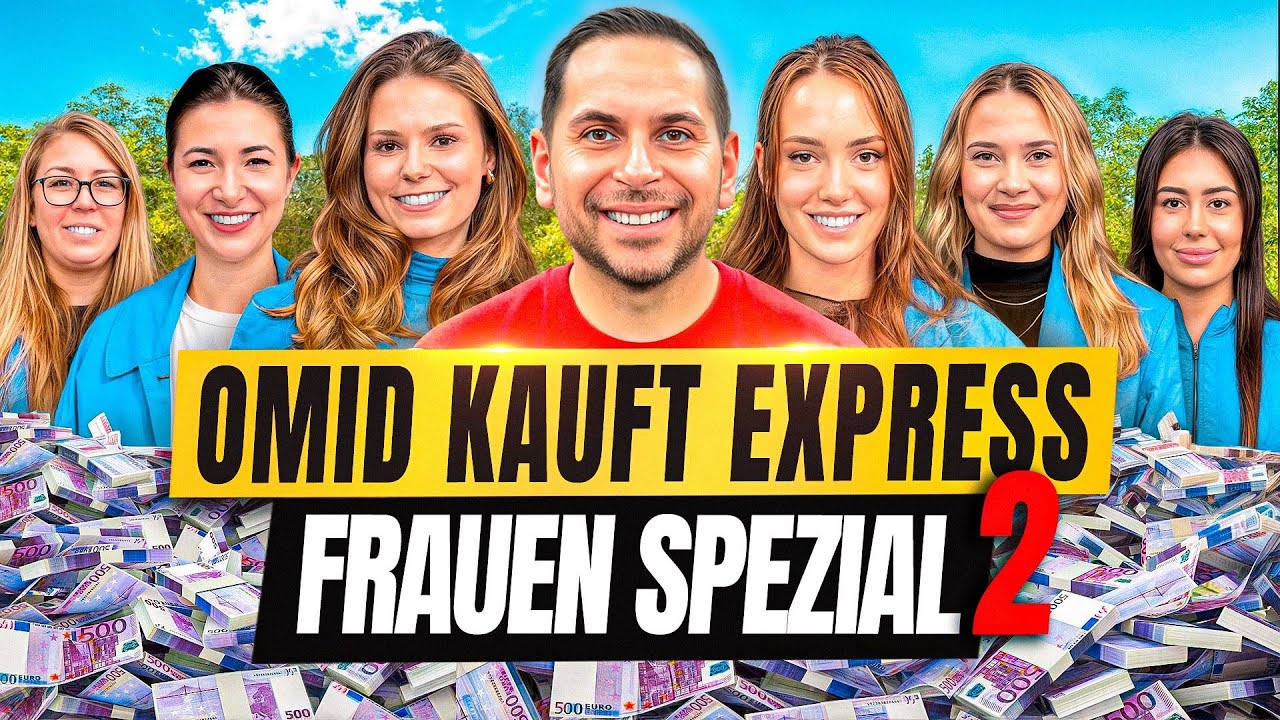 Frauenlogik SCHOCKT Omid! 6 Frauen, 6 Autos nur 60 Minuten Zeit! Omid Kauft Express Frauen Spezial 2
