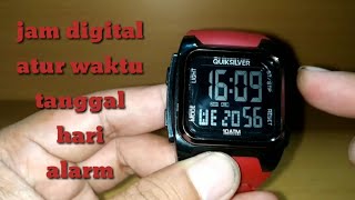 How to set the time on a Quick Silver digital watch