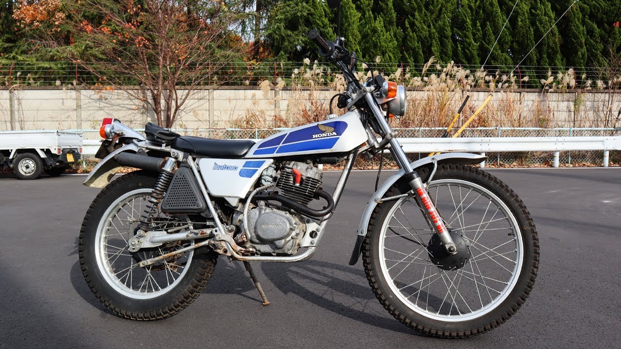 HONDA イーハトーブ TL125S 1981年式 - YouTube