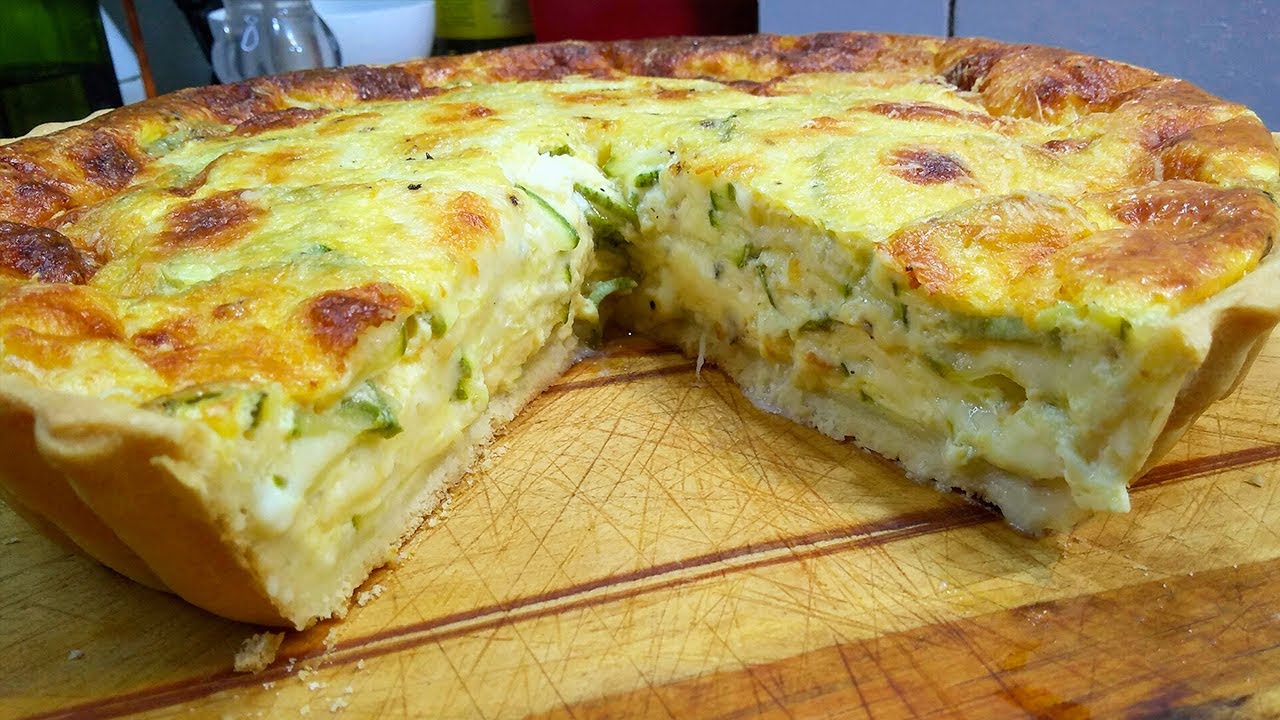 Tarta de Zucchini y Queso Azul, te va a encantar! Anota los