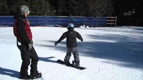 how to snowboard step 2
