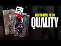 How to Make 4K CC Quality on CapCut Pro/ KwaiCut