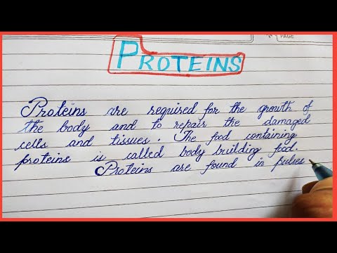 What is proteins | Definition of protein in English