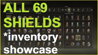 Elden Ring - All NON-DLC Shields - Inventory Showcase - No commentary