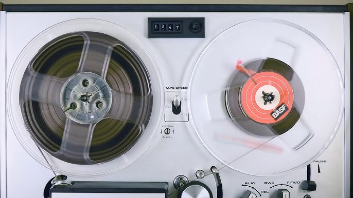 Vintage Audio Tape Recorder Stock Video 