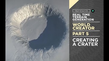 World Creator Introduction - PART 5 - Creating A Crater