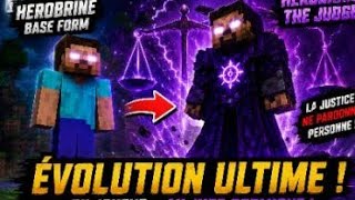 Herobrine’s Final Evolution Into The Judge ⚡ Minecraft Transformation