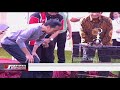 Keseruan Presiden Jokowi Ikut Lomba Adu Burung