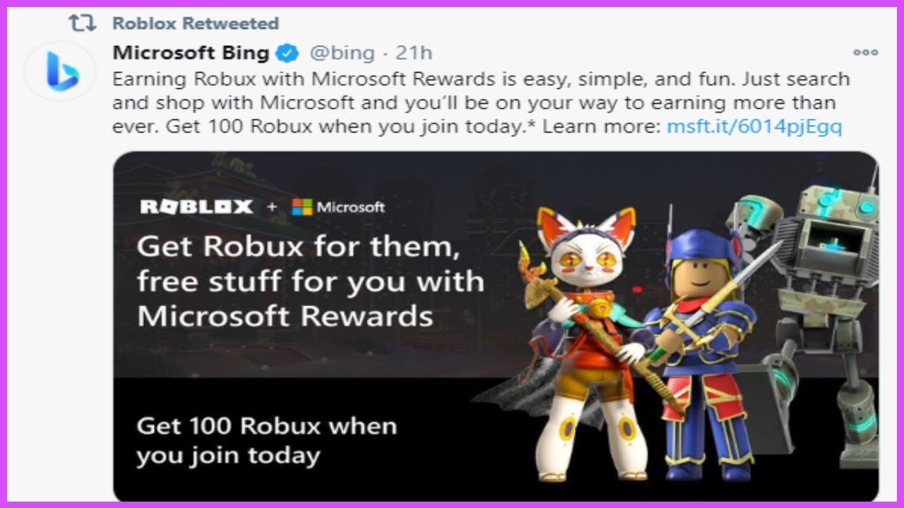 How To Earn Robux with Microsoft Rewards Points 