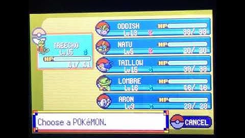 Shiny Treecko Evolving Into Grovyle