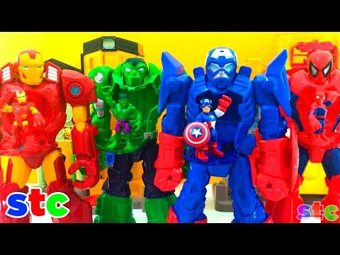 Juguetes de Super Heroes Hulk Capitan America Iron Man Spiderman - Mimonona  Stories 