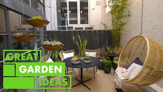 EASY Courtyard Makeover | GARDEN | Great Home Ideas