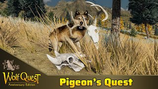 Skulls and Strays! [WolfQuest Skulls & Antlers Update] | WolfQuest Wayfinders: Pigeon's Quest #1