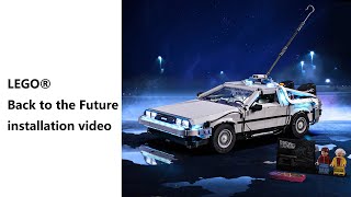 Install Lightailing Light Kit For Lego Back to the Future Time Machine 10300