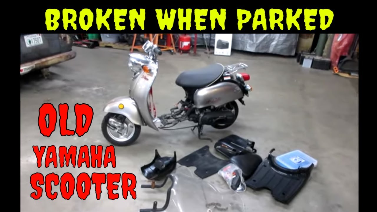 Will It Run? Yamaha Vino Scooter Found in A Barn,