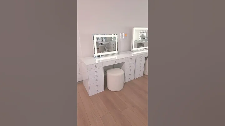 💯 You meet your dream vanity #foryou #makeup #beauty #interiordesign #vanity #mirror #glam #dressing