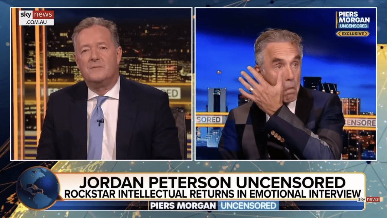 JORDAN PETERSON brought to tears in latest PIERS interview YouTube