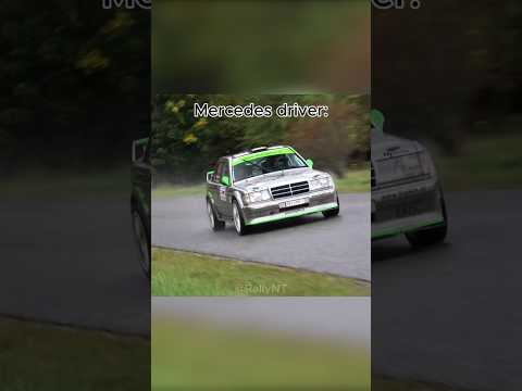 Clash of the Classes: Mercedes vs Audi Goes Full Rally Mode 😤🚗 #rally