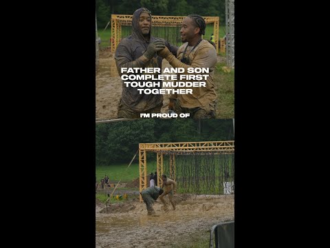 Father and Son Run a Tough Mudder Together