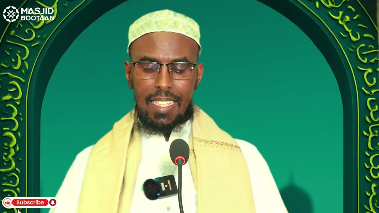 Aafooyinka Ummadda Baabiiya || Khubadda Jimcaa || Sheekh Maxamed Caydiid
