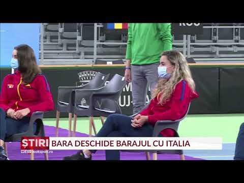 Irina Bara deschide meciul România - Italia la Fed Cup. Meciul e pe Look Sport Plus.