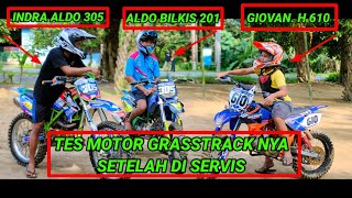 GIOVAN. H , ALDO BILKIS, INDRA ALDO Tes kuda besi nya setelah di servis