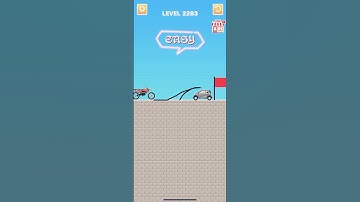 Draw bridge puzzle game level 2283 #drawing #game #Shorts