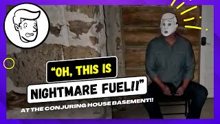 Skeptic all alone in the Conjuring House basement...The ghosts weren't expecting this!