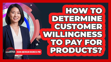 How To Determine Customer Willingness To Pay For Products?