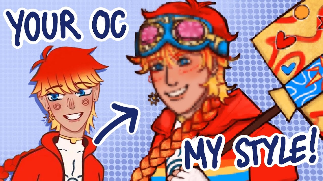 Drawing Your OCs in My Style!! - YouTube